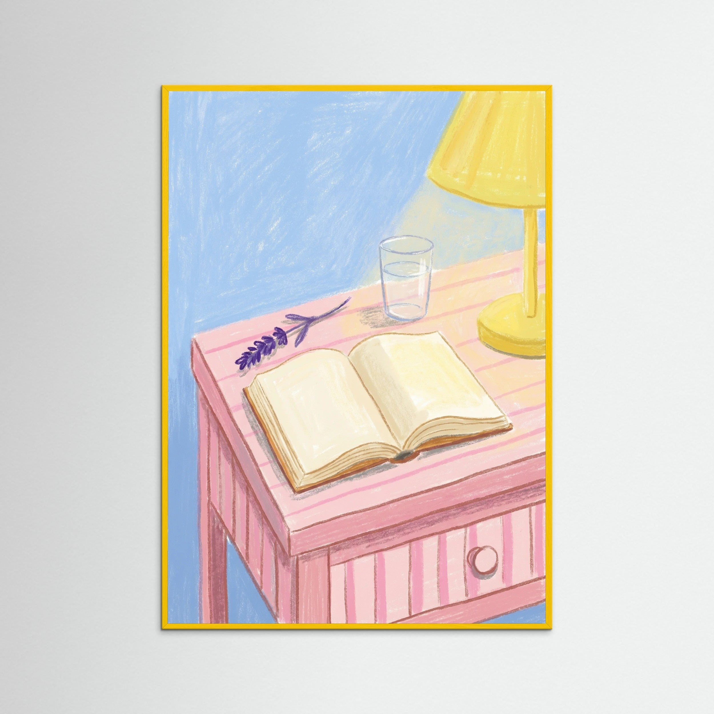 Yellow Wood Breakfast Table