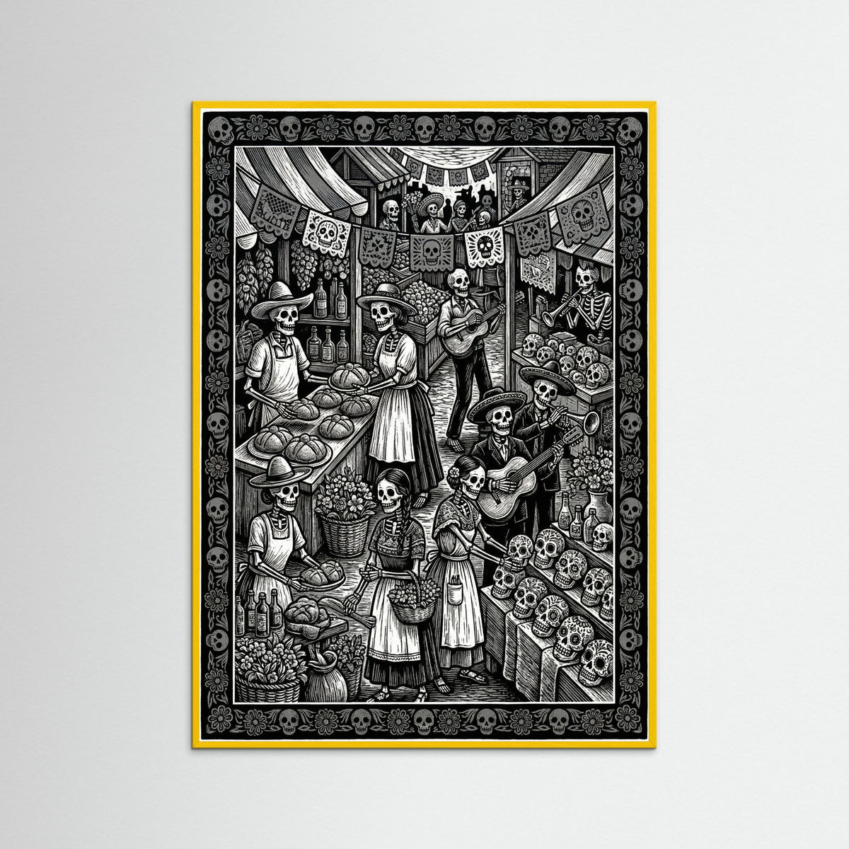 Yellow Wood Calavera Tapatia Chronicle
