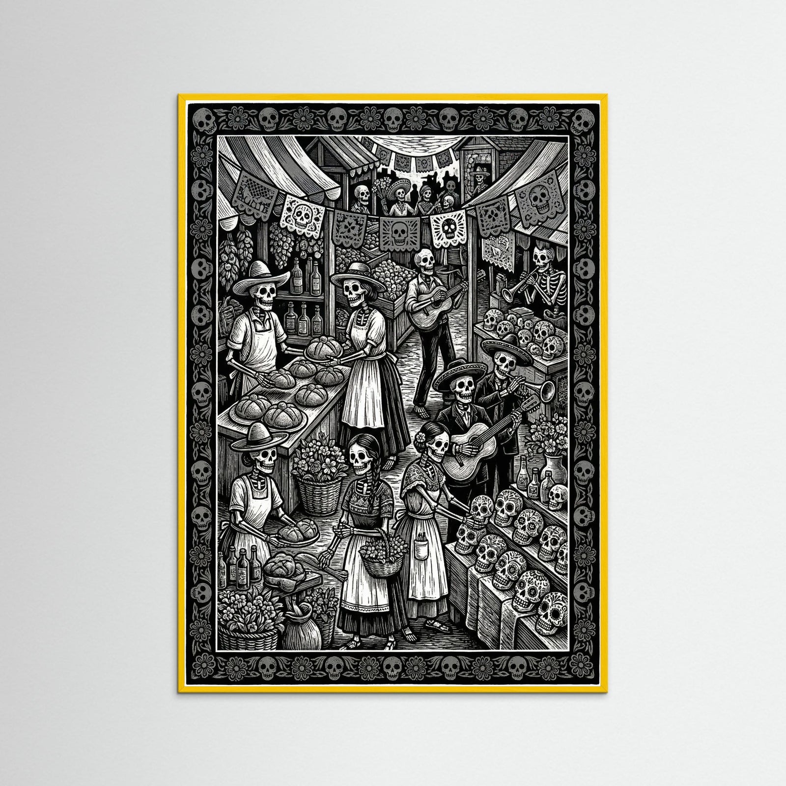 Yellow Wood Calavera Tapatia Chronicle