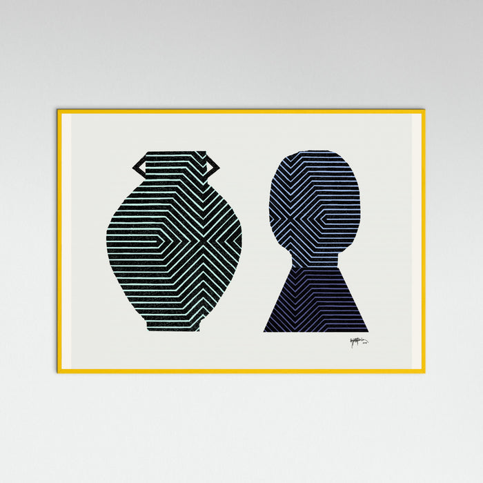 Yellow Wood Celestial Garden IV. Poster