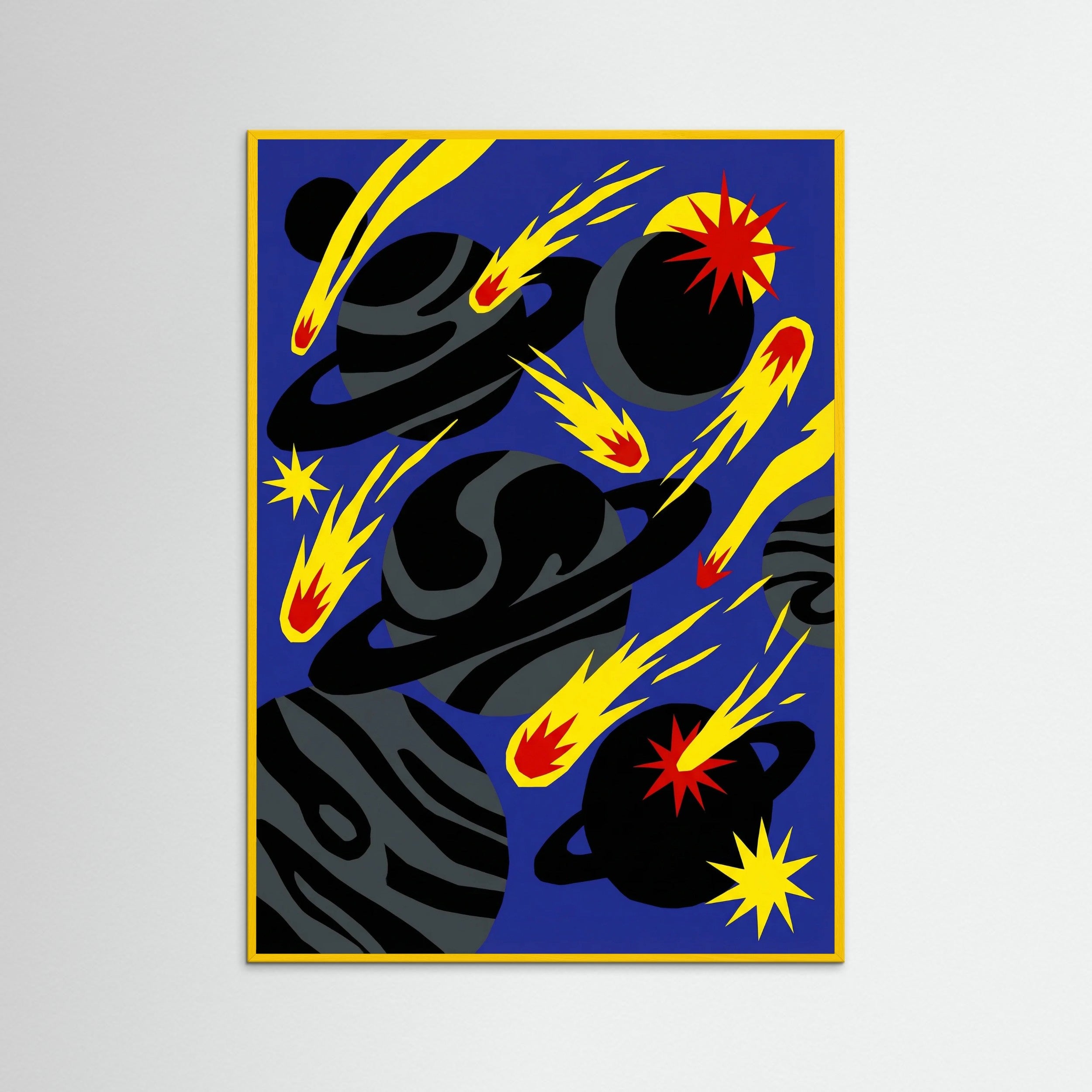 Yellow Wood Celestial Silhouette