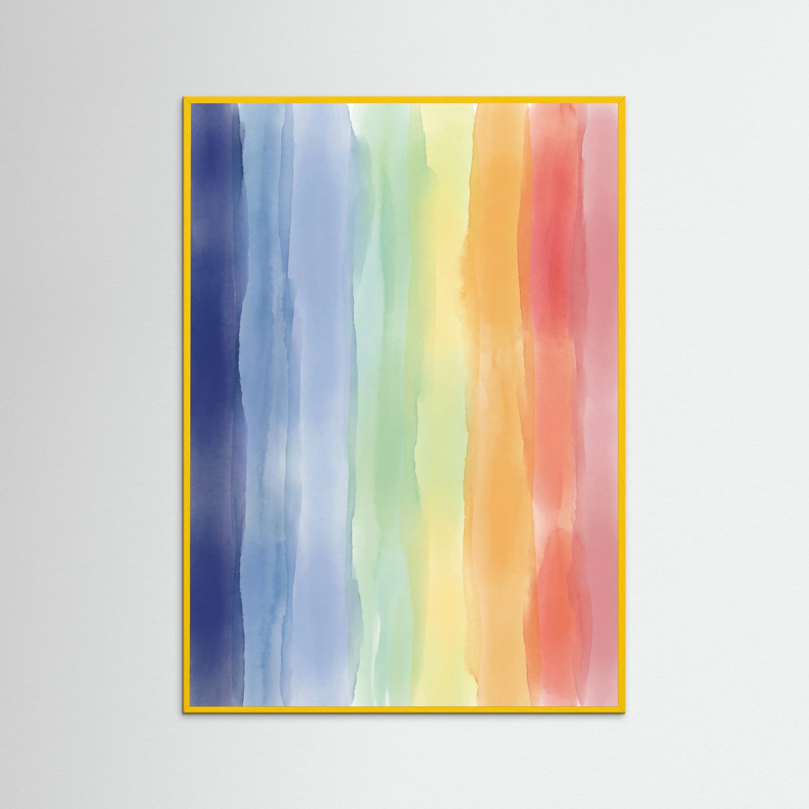 Yellow Wood Chromatic Grid Blue