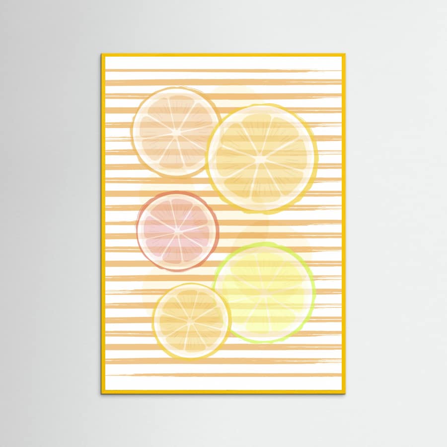 Citrus Poster – poster and art print