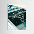 Yellow Wood Classic Car VII Poster