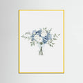 Coastal Bouquet With Bow Poster – poster and art print
