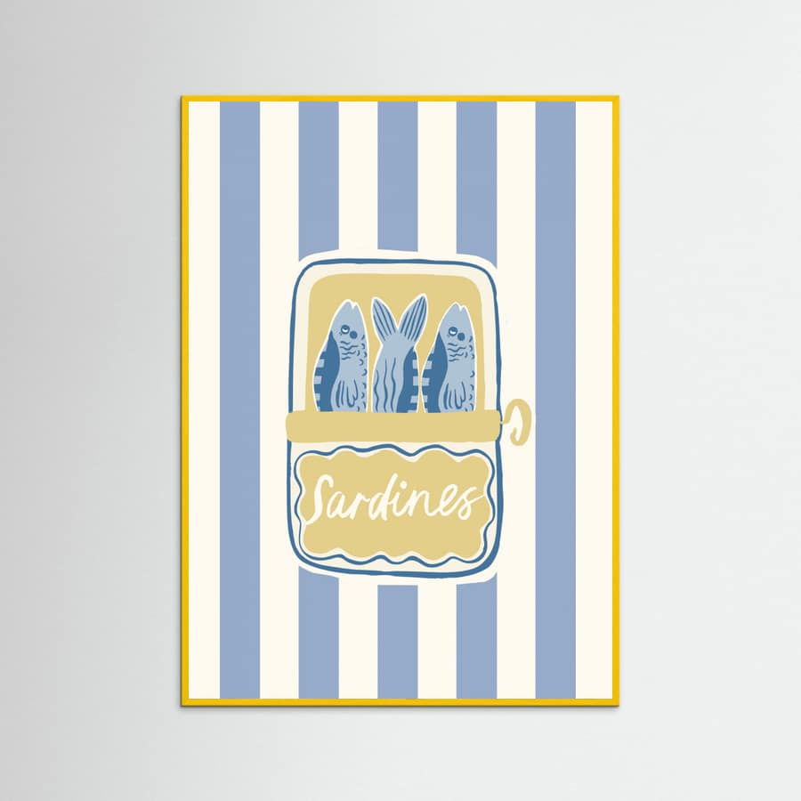 Coastal Sardines Poster – plakat og kunsttryk