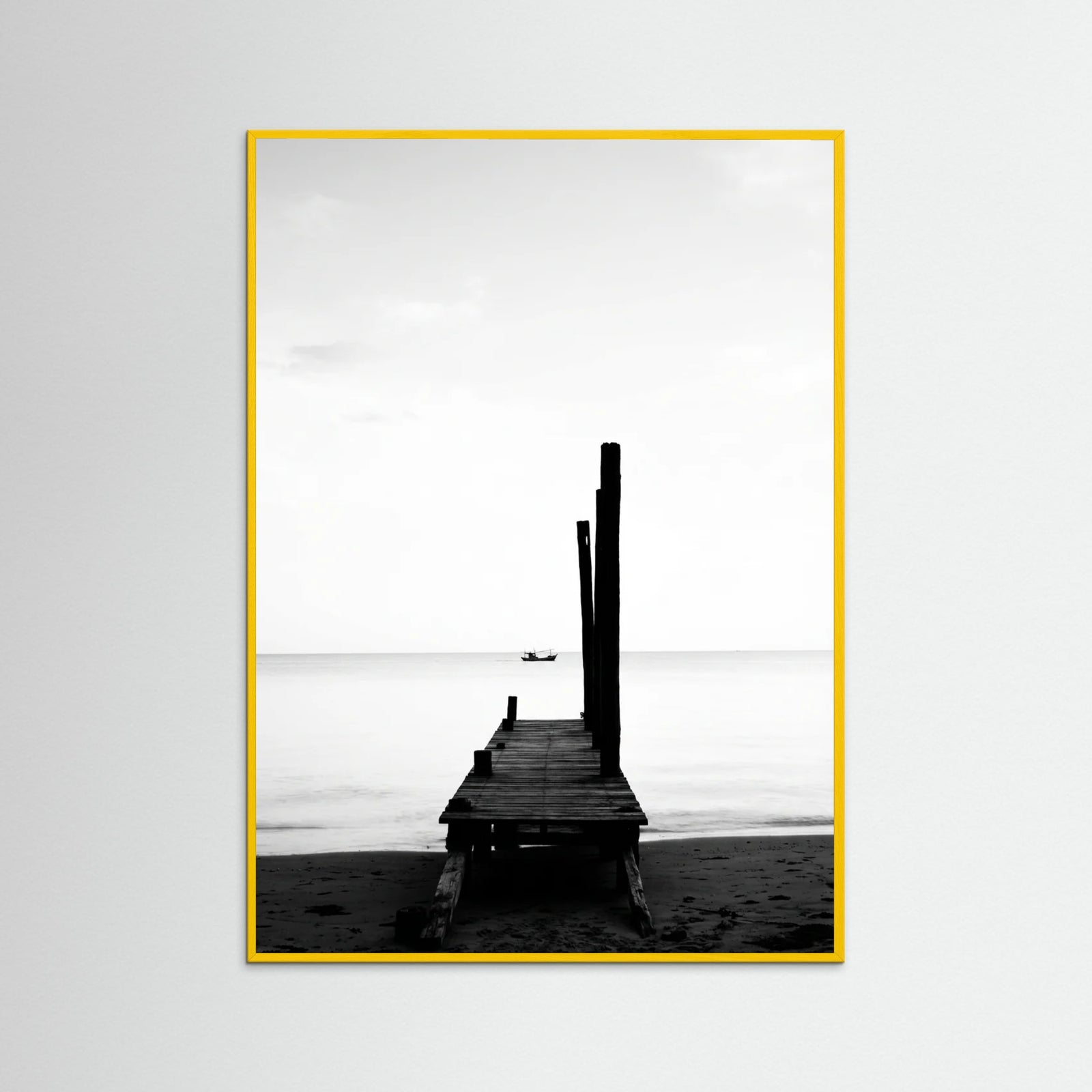 Yellow Wood Coastal Silhouettes