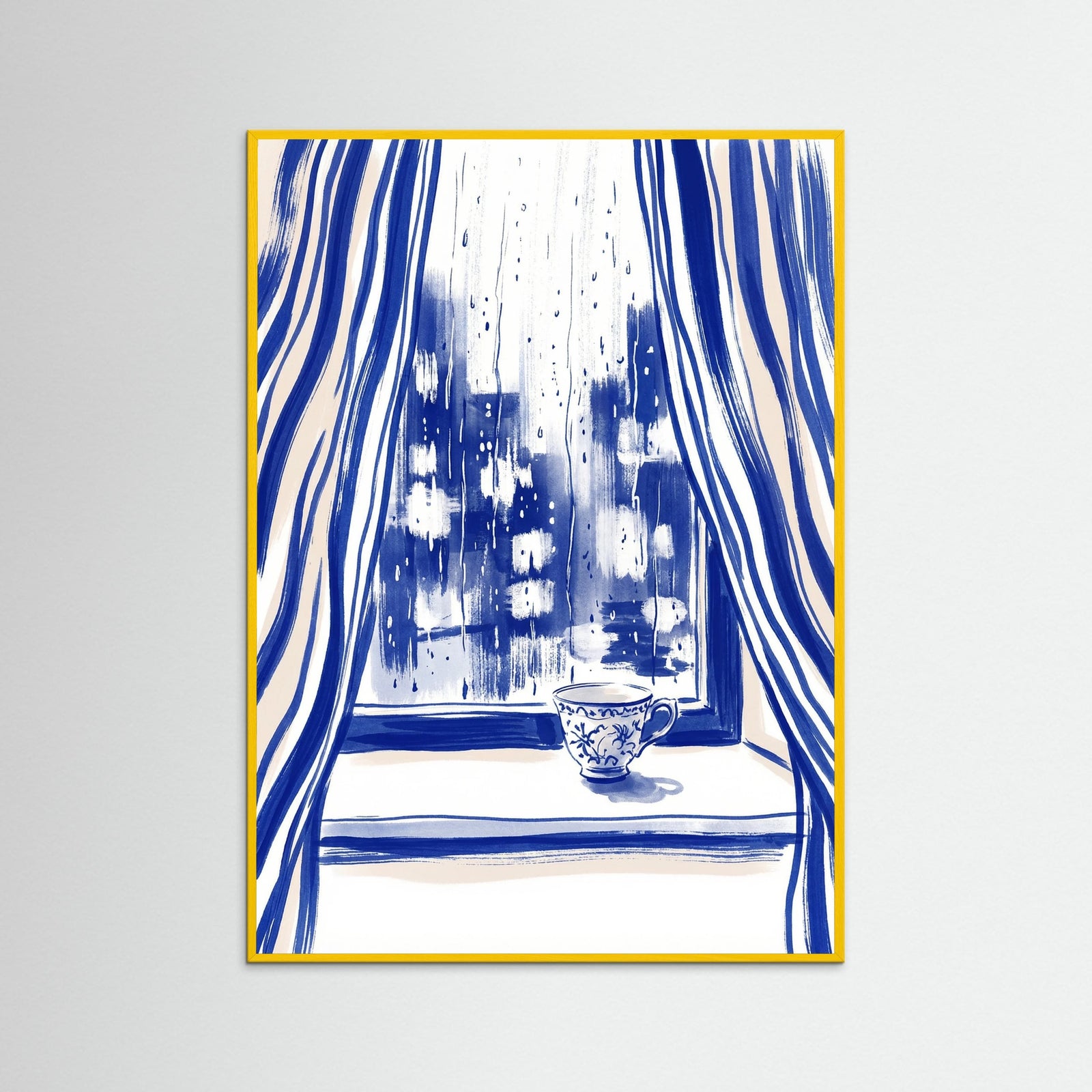 Yellow Wood Cobalt Contemplation