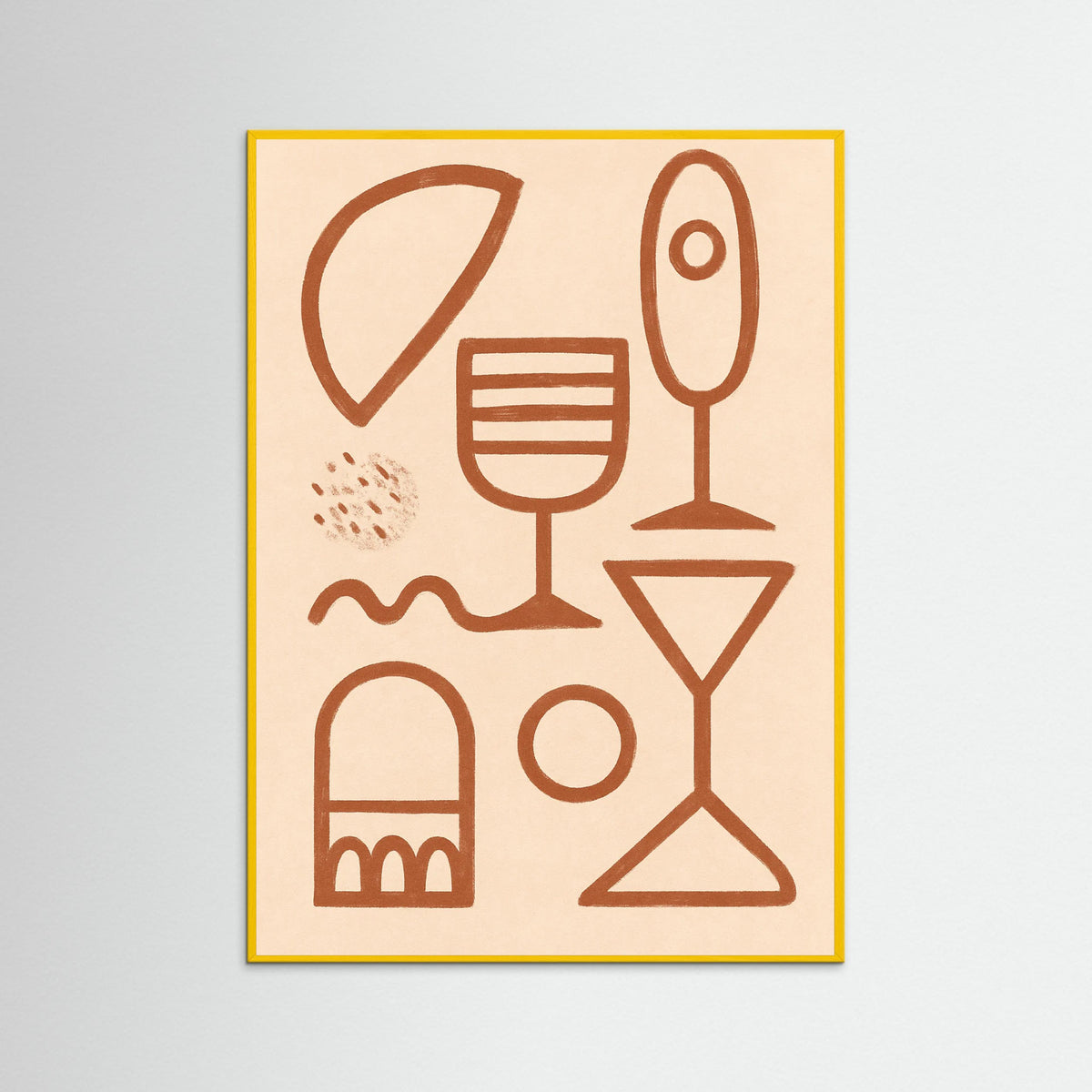 Yellow Wood Cocktail Hands