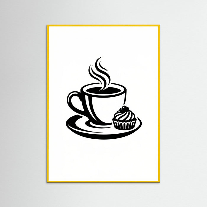 Yellow Wood Coffee Silhouette