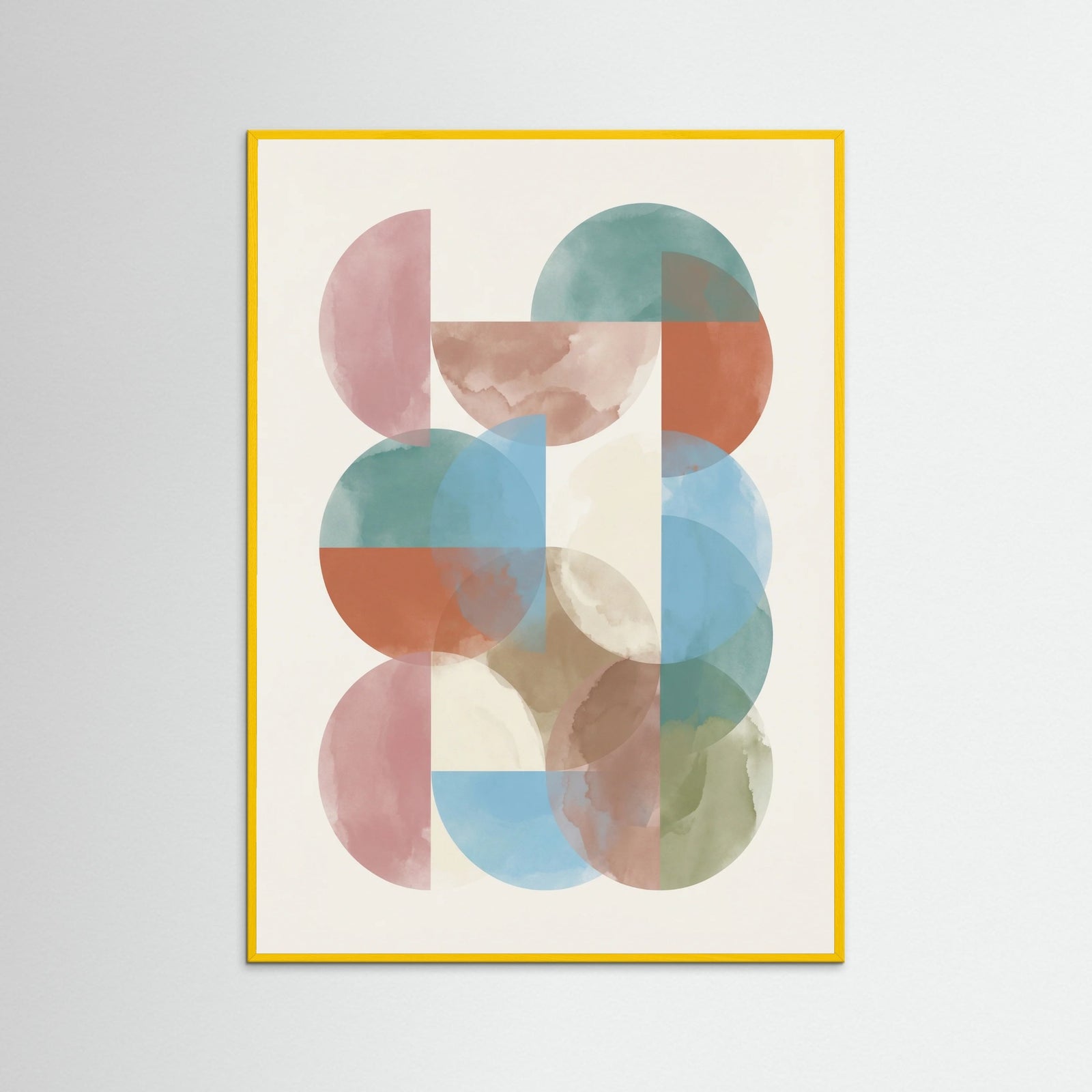 Yellow Wood Color Theory Exhibition