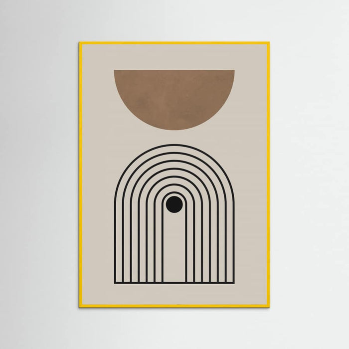 Composition lines and circles 5 Poster – plakat og kunsttryk