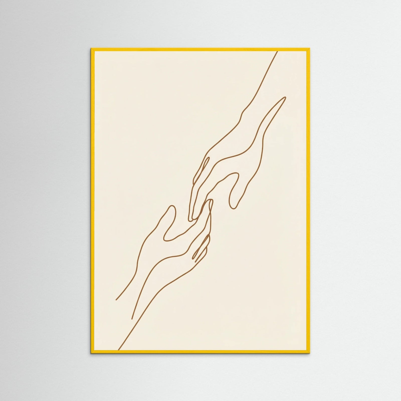 Yellow Wood Connected Forms