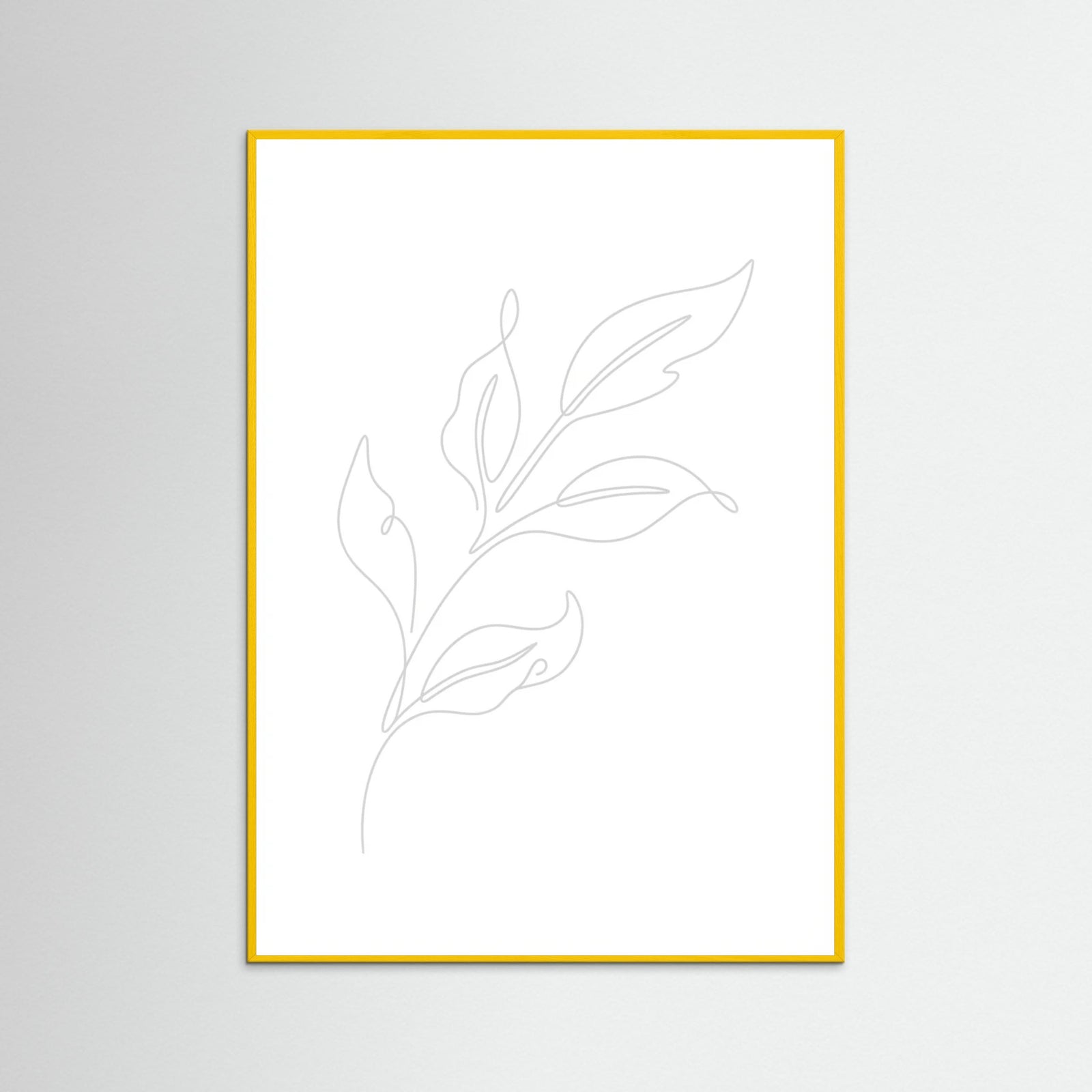 Yellow Wood Contour Embrace