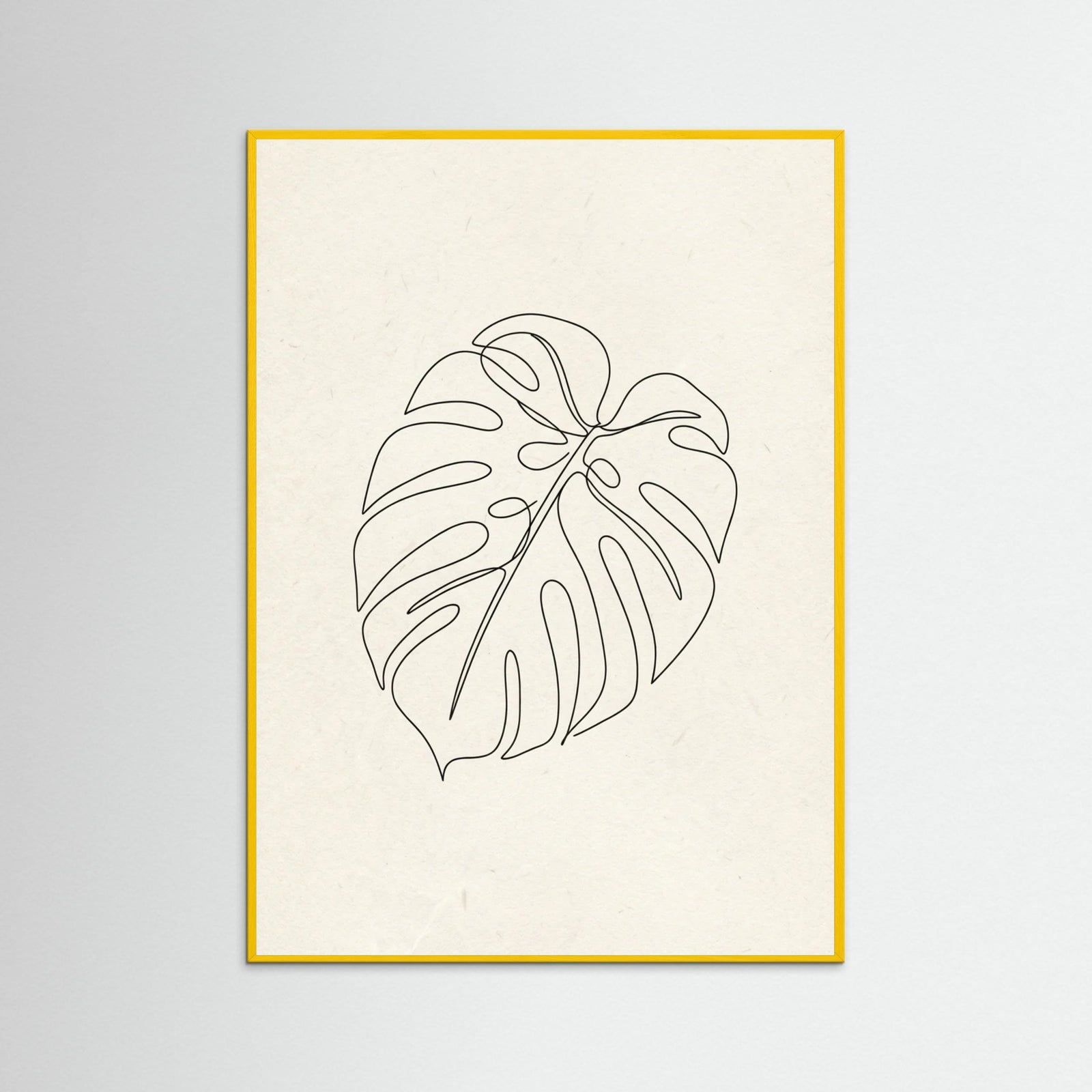 Yellow Wood Contour Gaze