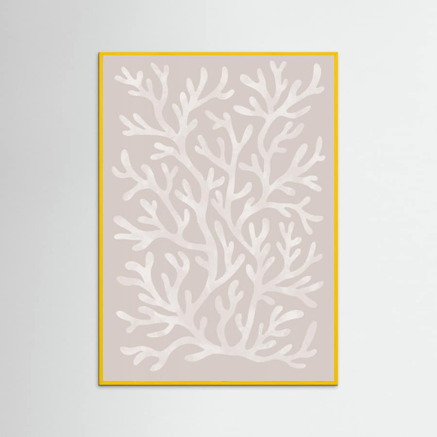 Coral pattern II Poster – poster and art print