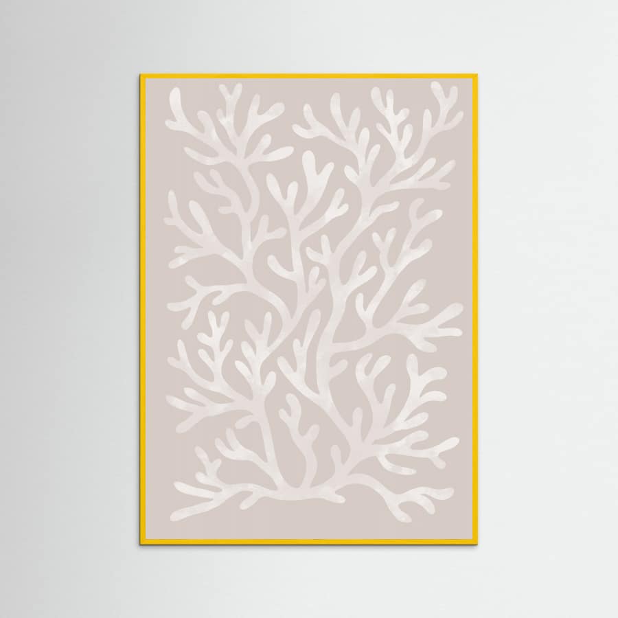 Coral pattern Poster – poster and art print