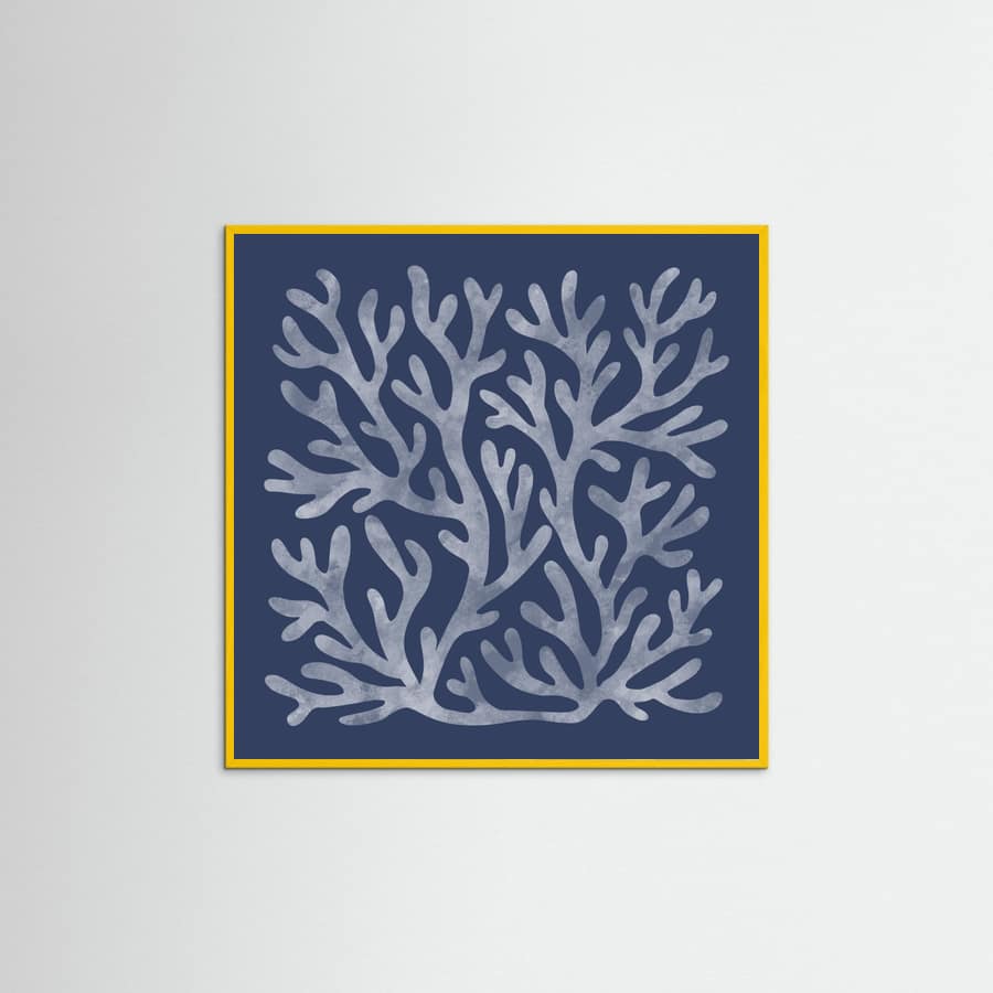 Coral square Poster – poster and art print