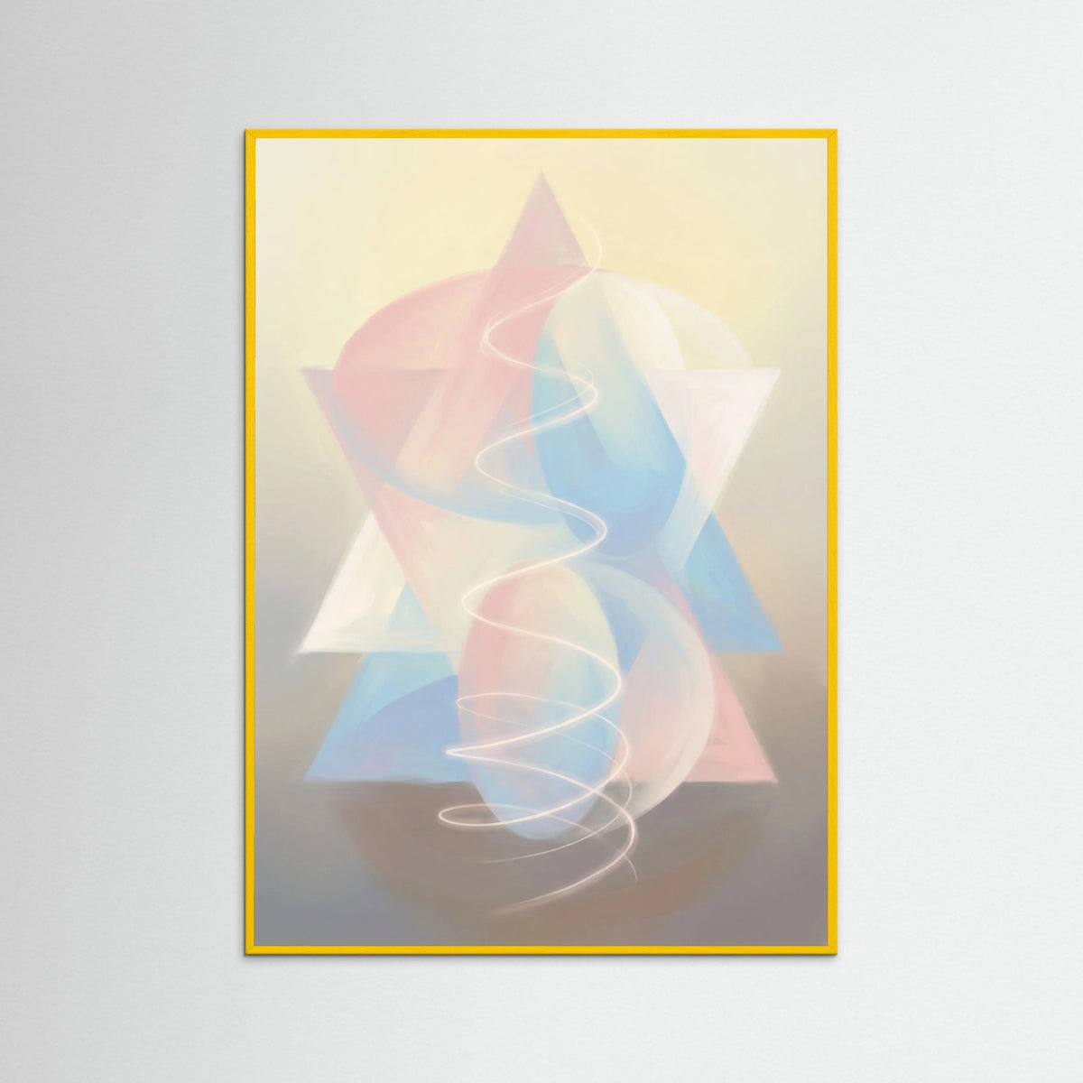 Yellow Wood Cosmic Embrace