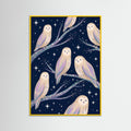 Yellow Wood Cosmic Kitties