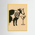 Yellow Wood Cow Martini