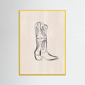 Póster Cowboy Boots By Ivy Green Illustrations – póster e impresión artística