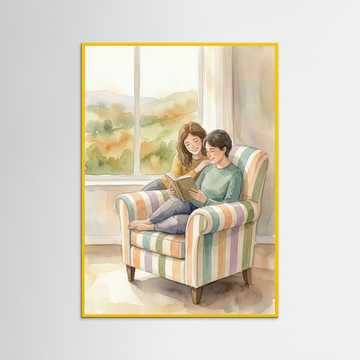 Yellow Wood Cozy Embrace