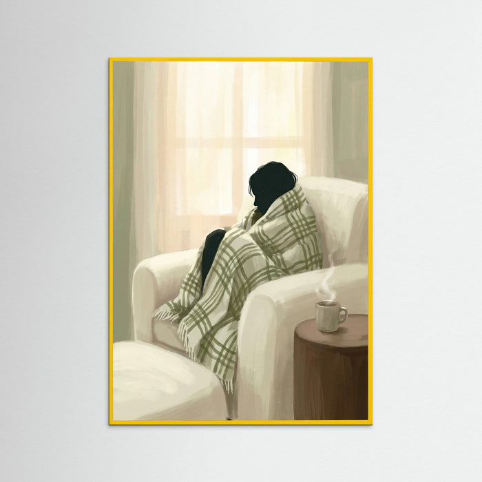 Yellow Wood Cozy Embrace