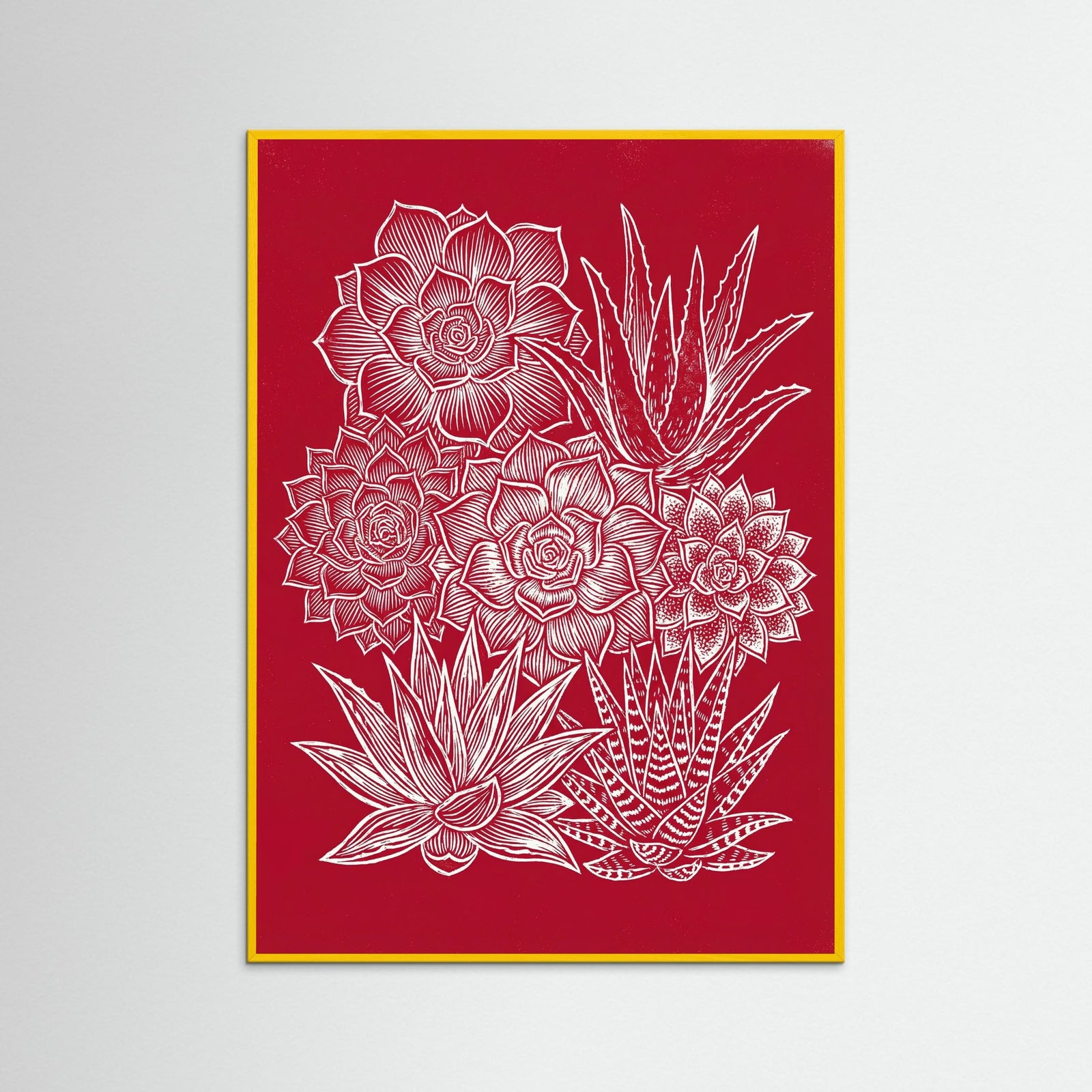 Yellow Wood Crimson Bloom