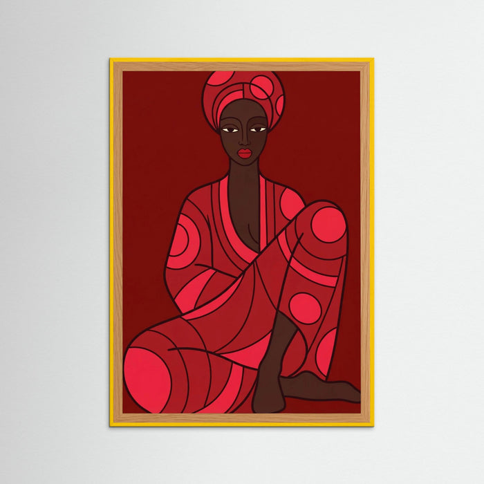 Yellow Wood Crimson Contemplation