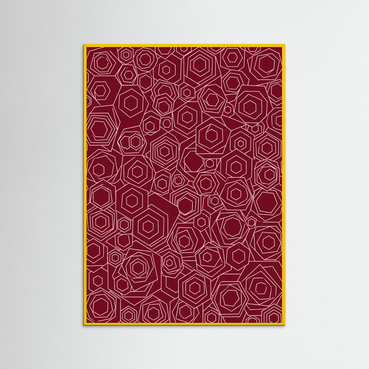 Yellow Wood Crimson Entanglement