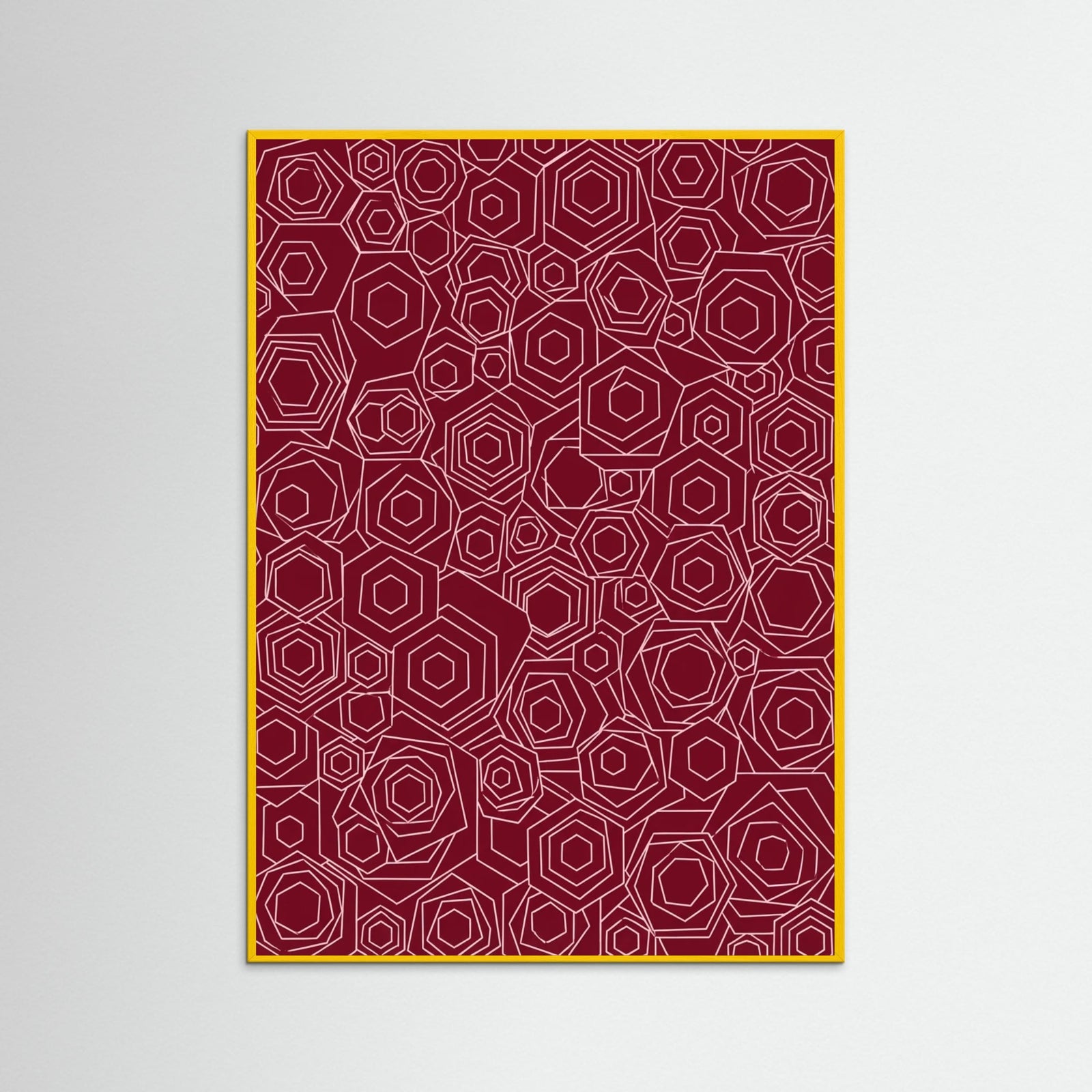 Yellow Wood Crimson Entanglement