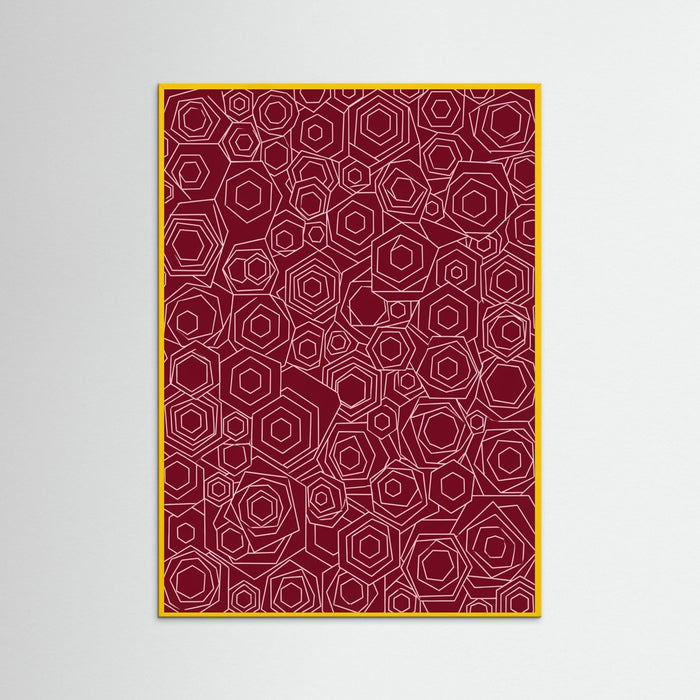 Yellow Wood Crimson Entanglement