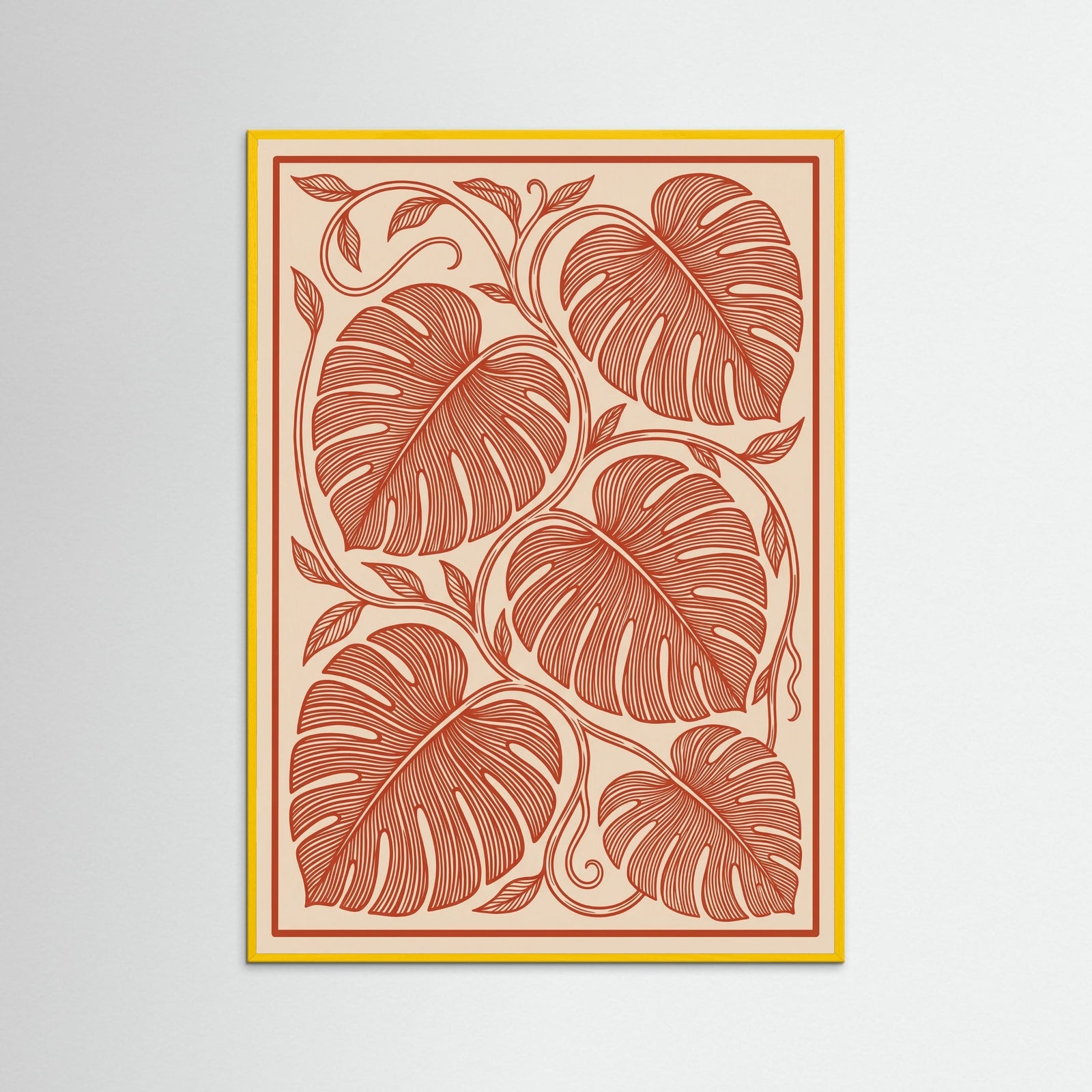 Yellow Wood Crimson Fronds