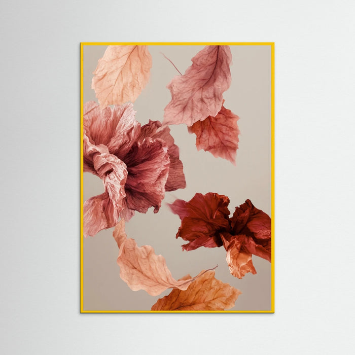 Yellow Wood Crimson Petals