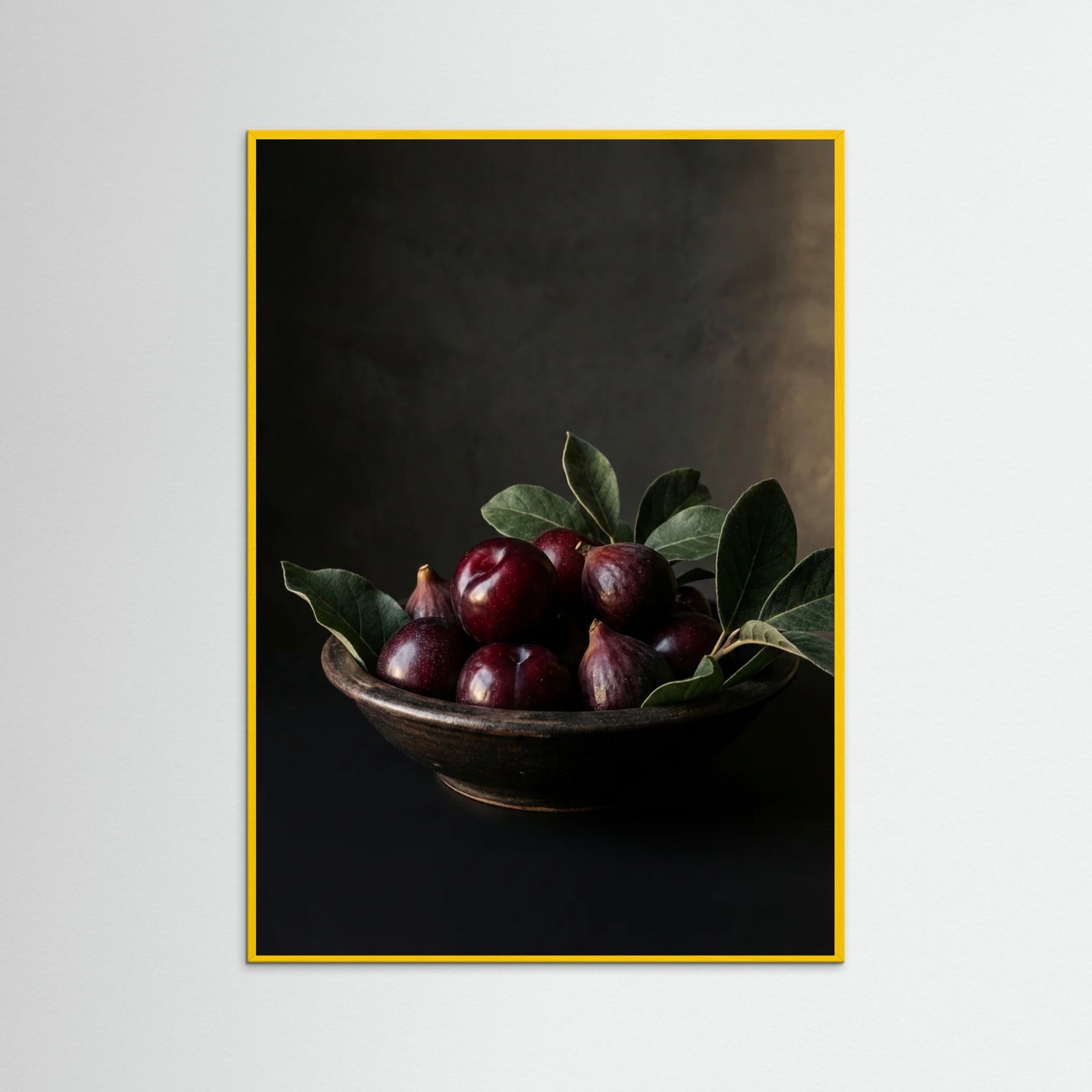 Yellow Wood Crimson Stillness