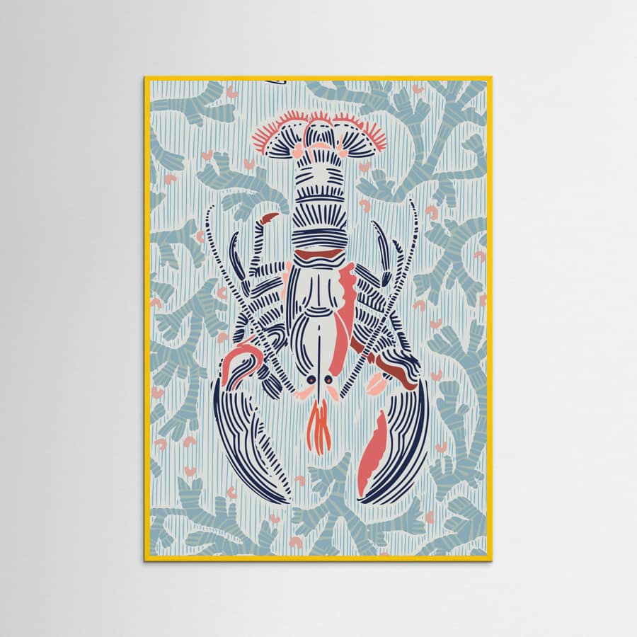 Crustacean Core mint Poster – poster and art print