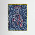 Crustacean Core navy Poster – poster and art print