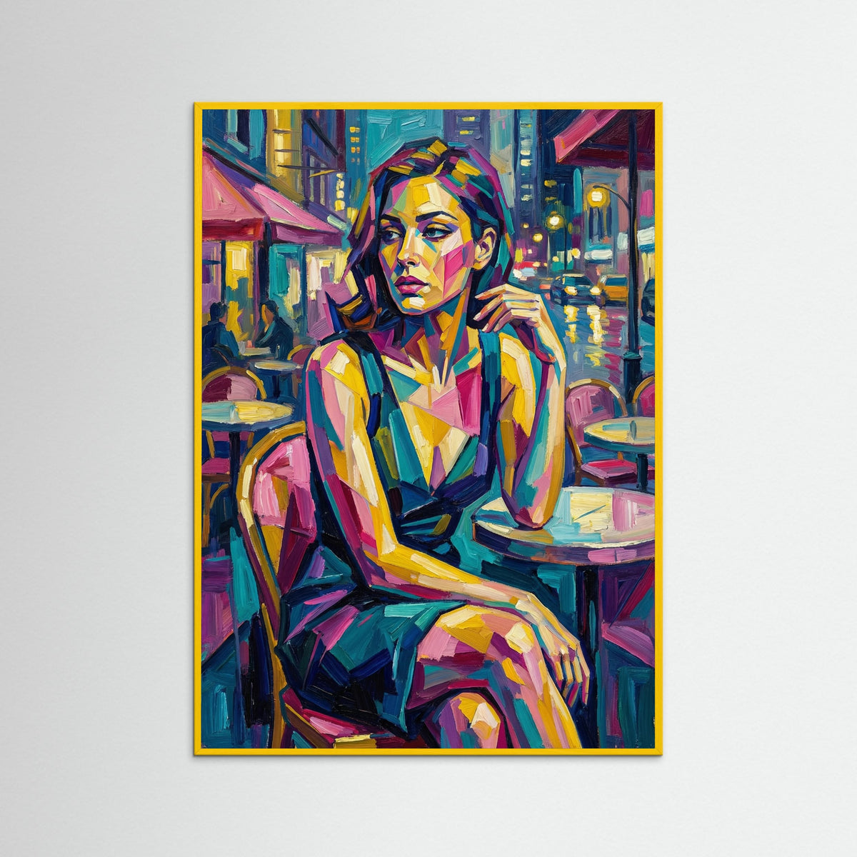 Yellow Wood Cubist Portraiture