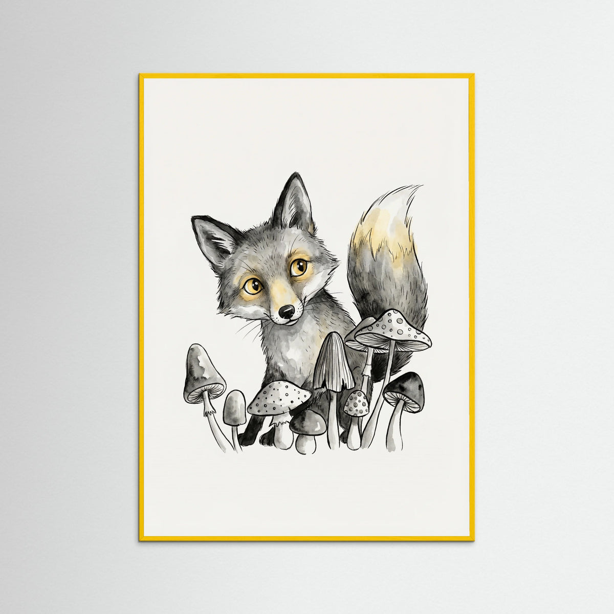 Yellow Wood Curious Feathered Friends