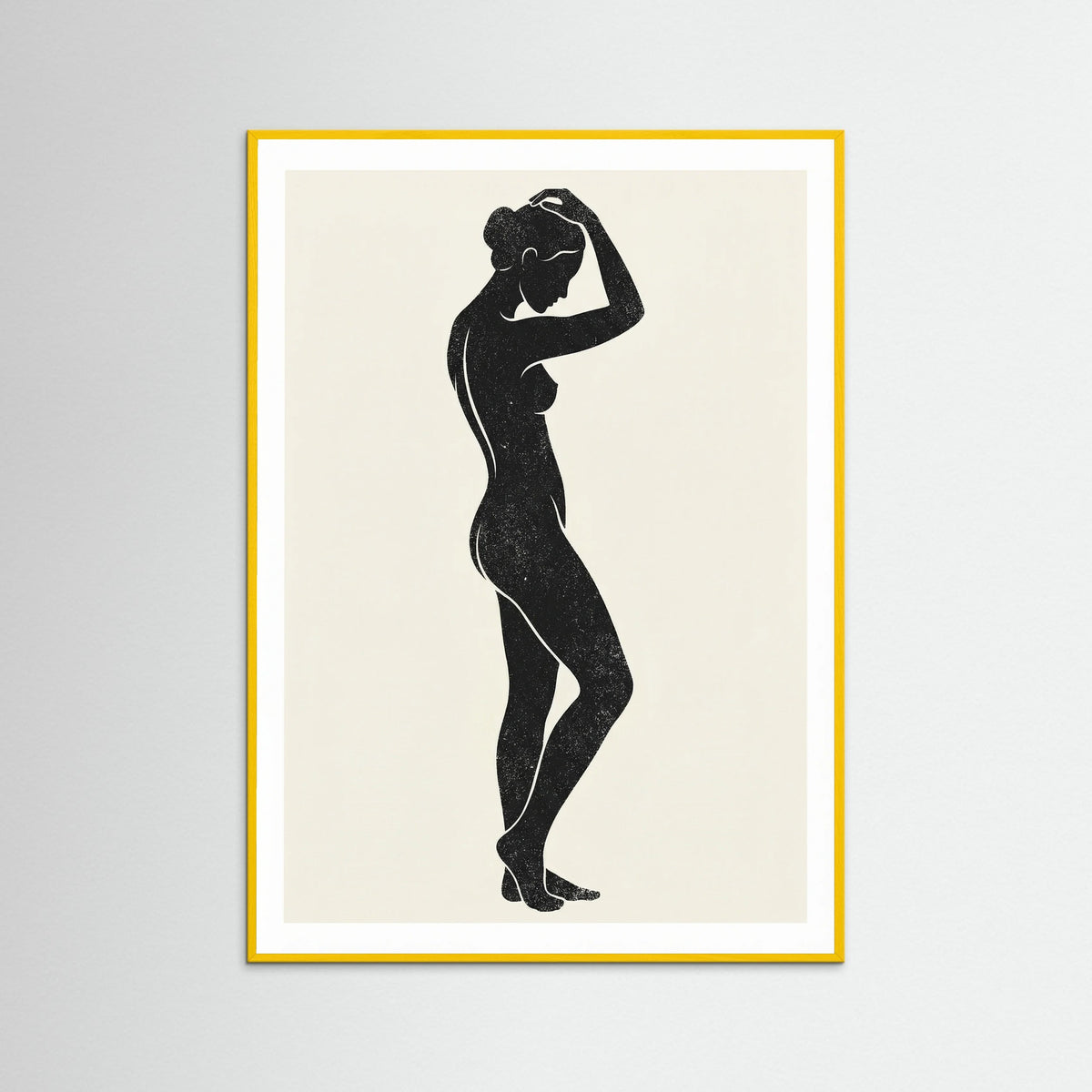 Yellow Wood Curled Embrace