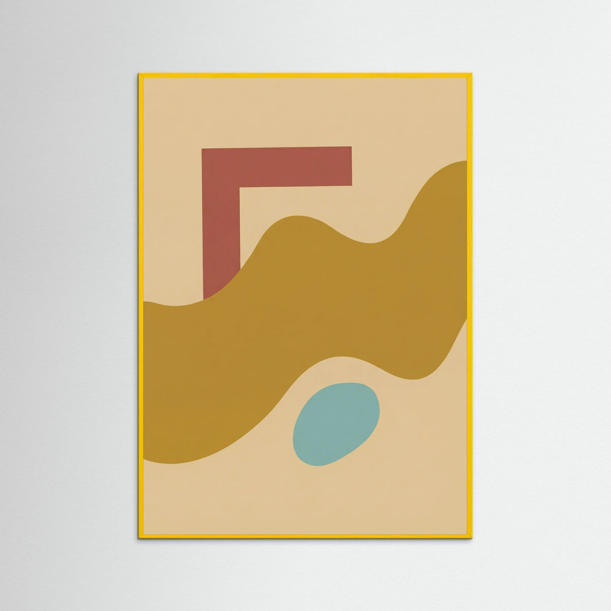 Yellow Wood Curved Geometries