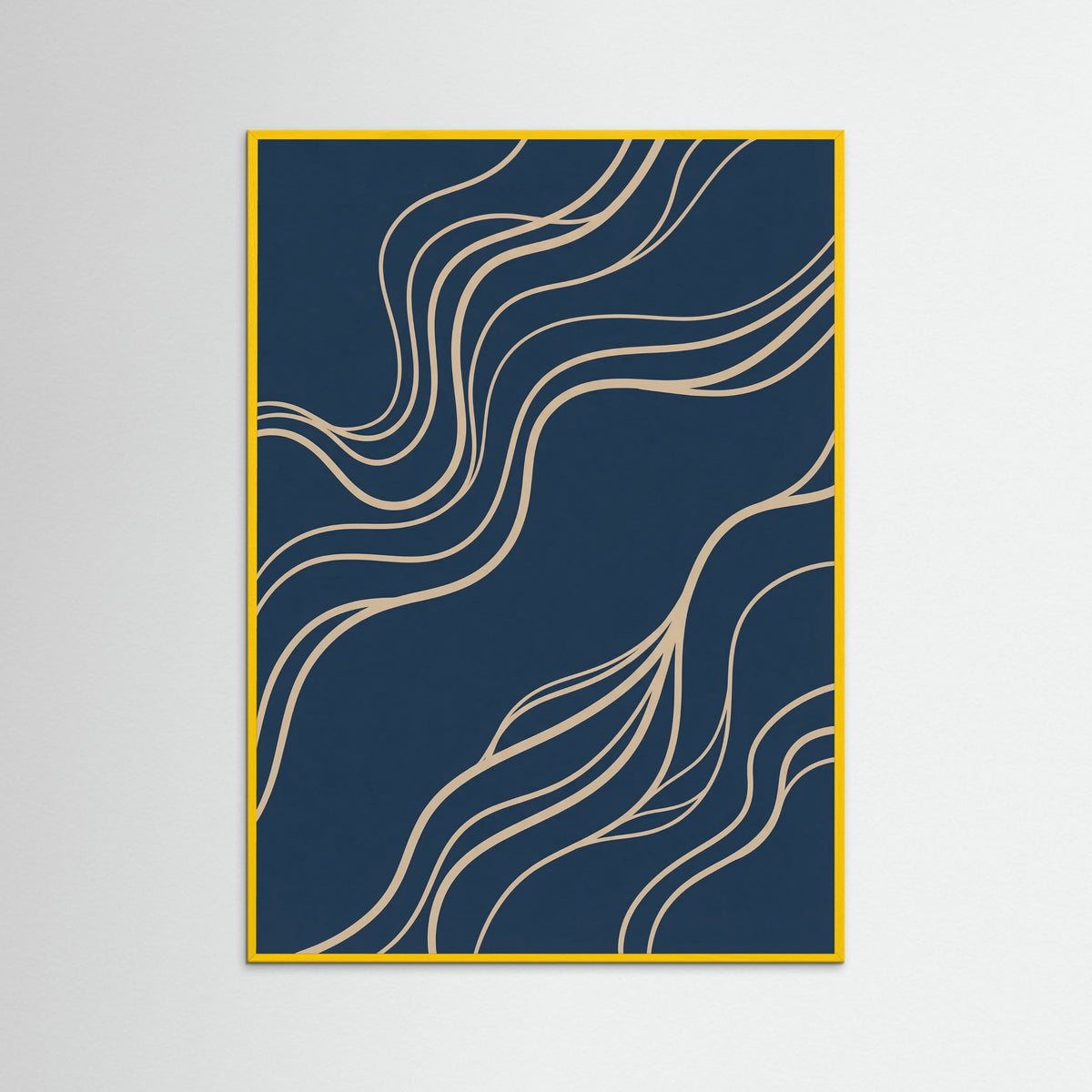 Yellow Wood Curved Paths