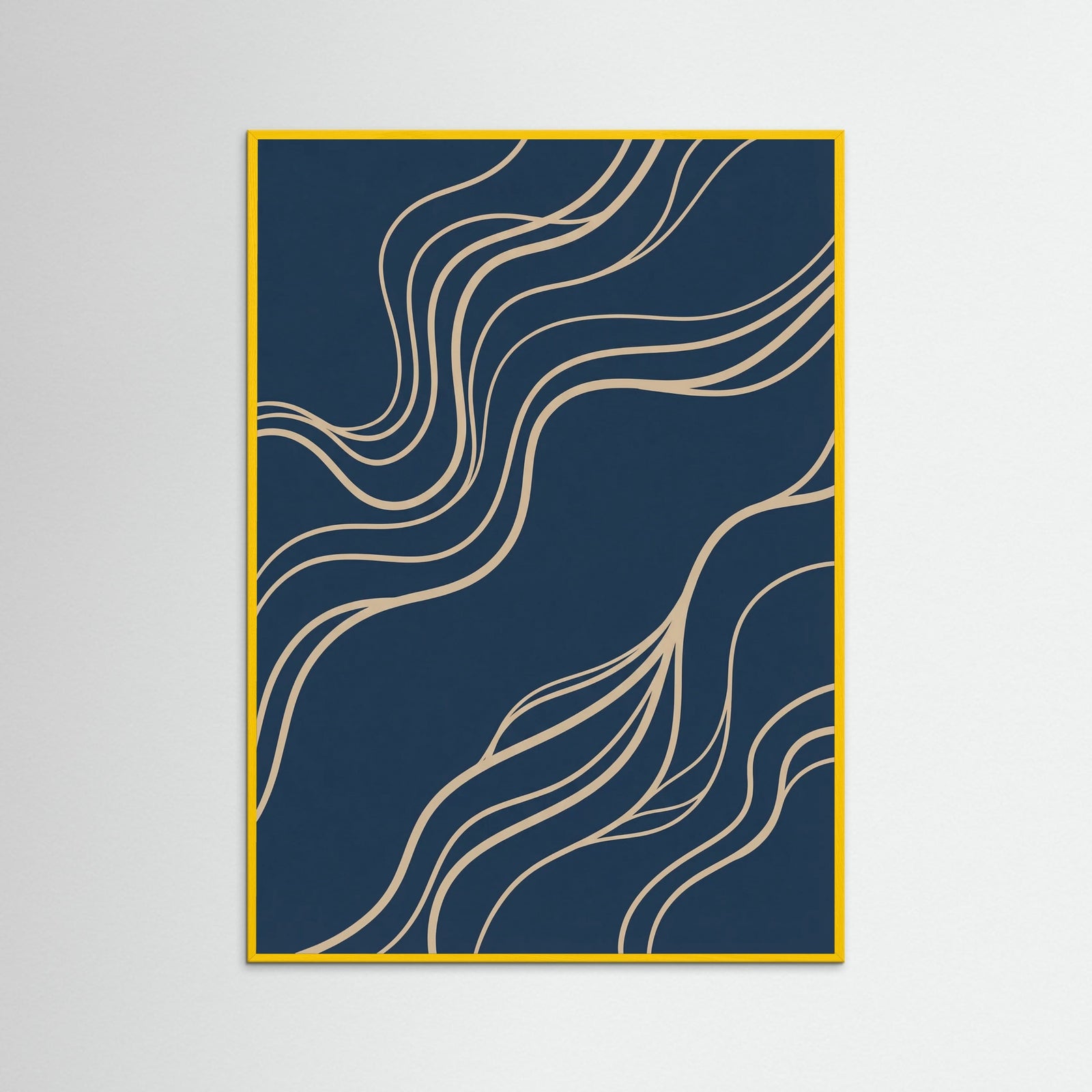 Yellow Wood Curved Paths