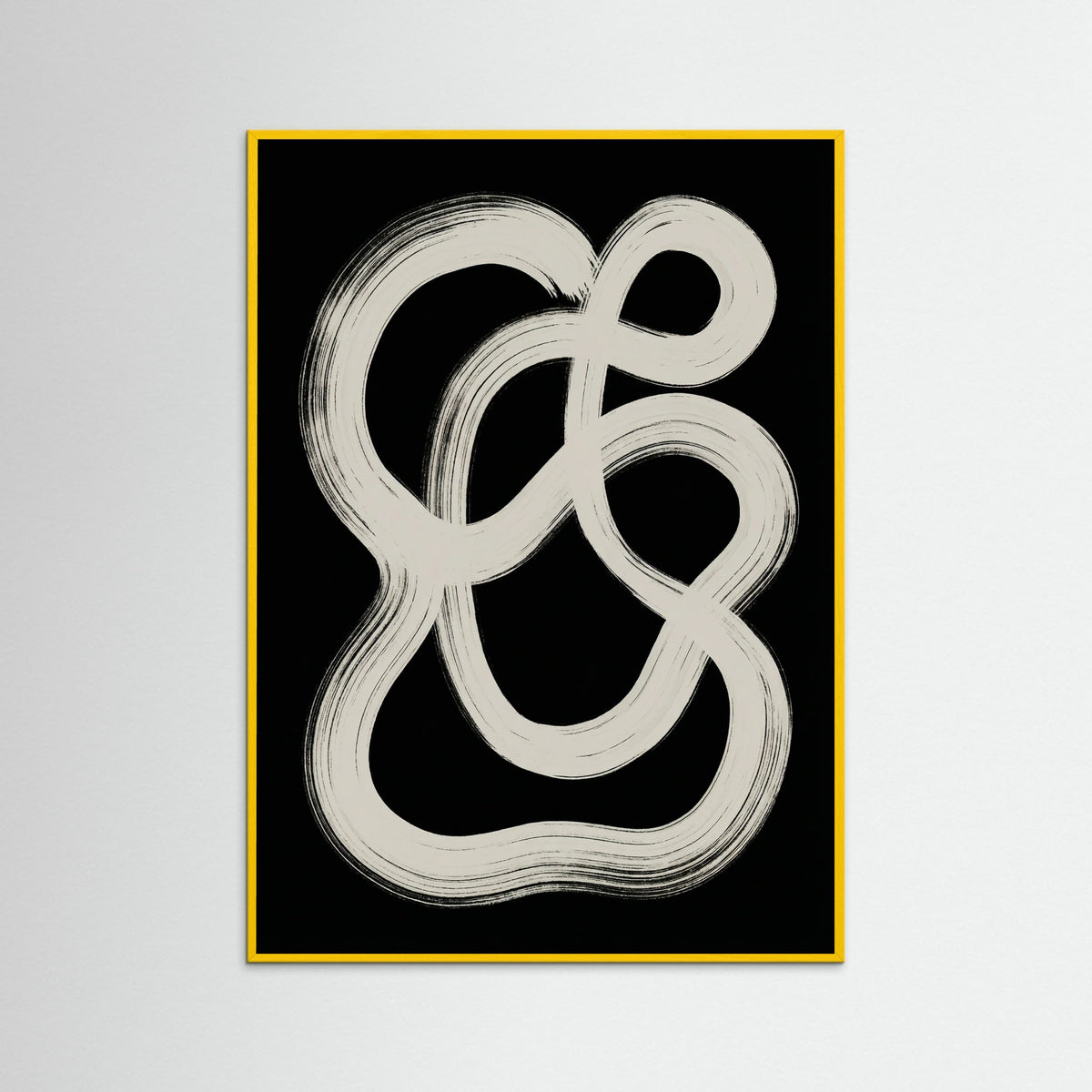 Yellow Wood Curved Rhythm