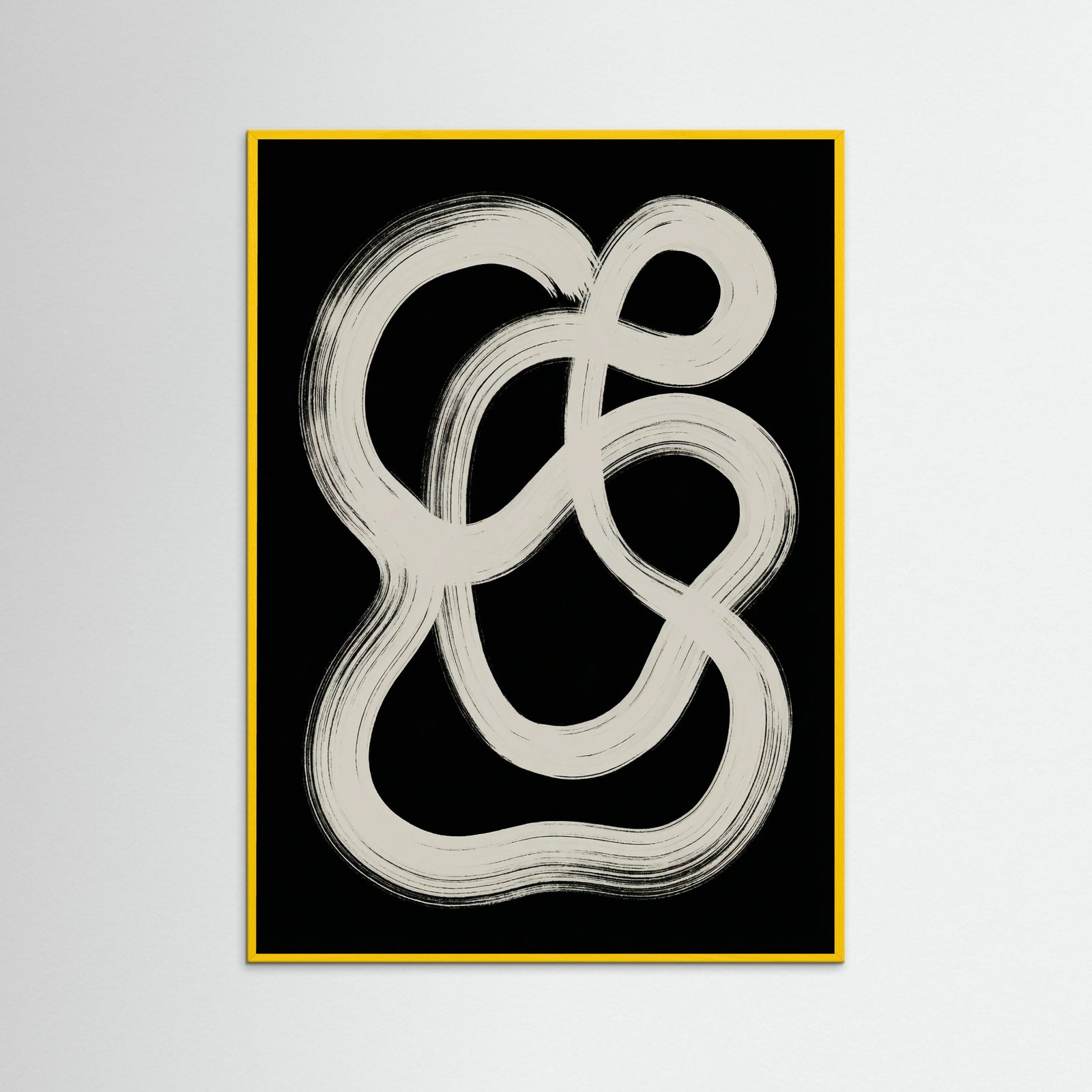 Yellow Wood Curved Rhythm