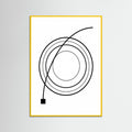 Yellow Wood Curved Trajectory