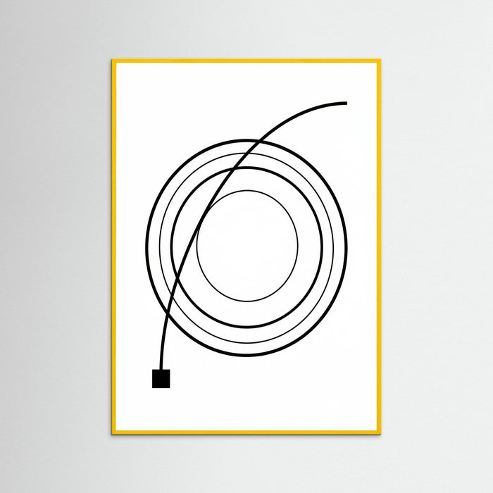 Yellow Wood Curved Trajectory
