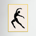 Yellow Wood Cut out Figure