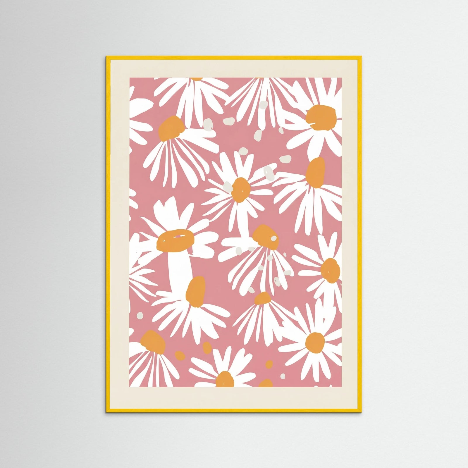 Yellow Wood Daisy Field Bloom